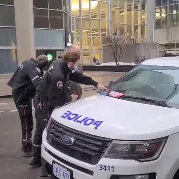 Ottawa police just arrested "Convoy Organizer - Christopher Barber"