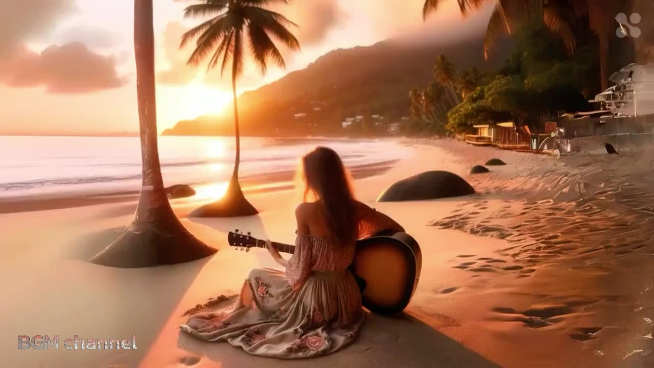 Hawaiian Guitar music.