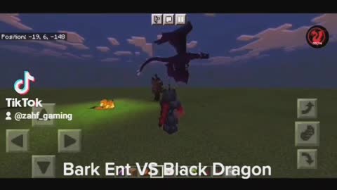 #expansivefantasy(black dragon vs bark ent)