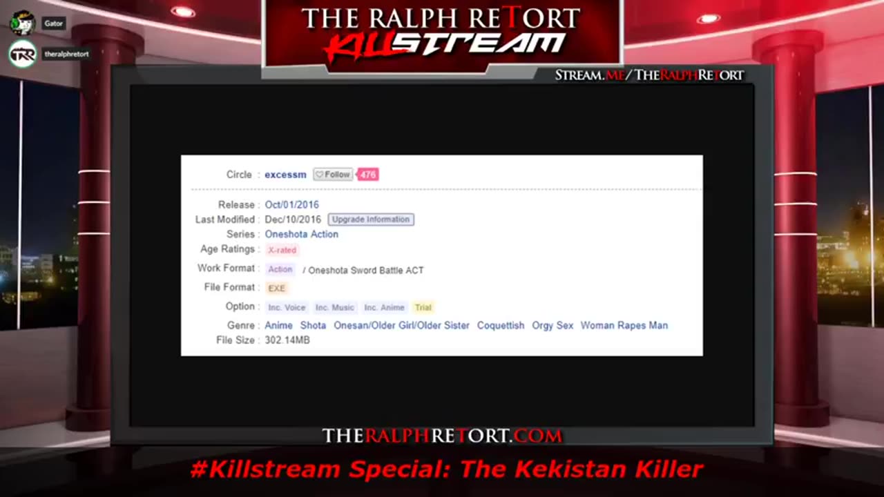 2018-11-17 - Killstream - Killstream Special - The Kekistan Killer