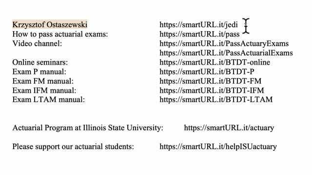 Exam LTAM exercise for July 23, 2021