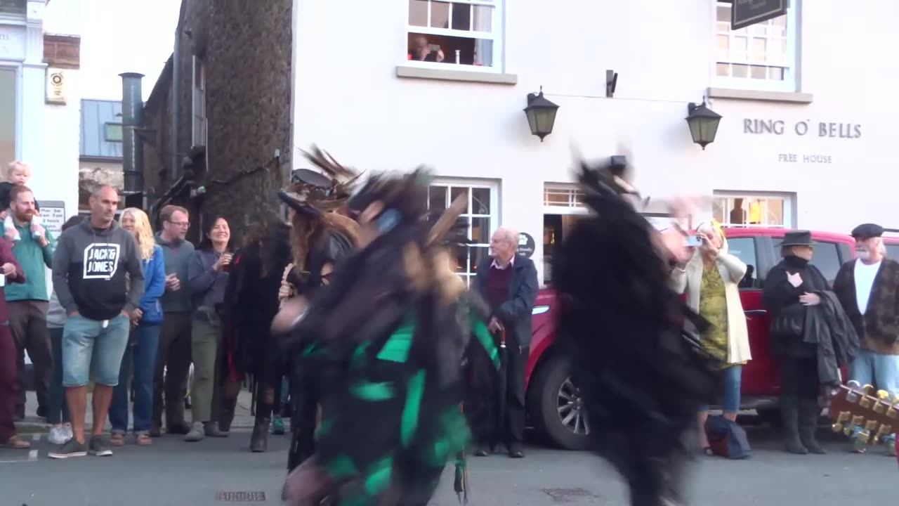 Beltane Border Morris - Jolly Roger - Chagford - 3 Aug 23