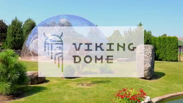 Above Ground Dome Pool Enclosure Aura Dome™ by VikingDome_Cut