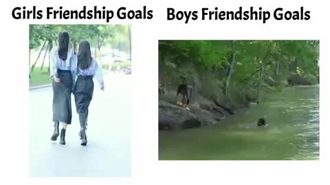 girls vs boys friendship goals