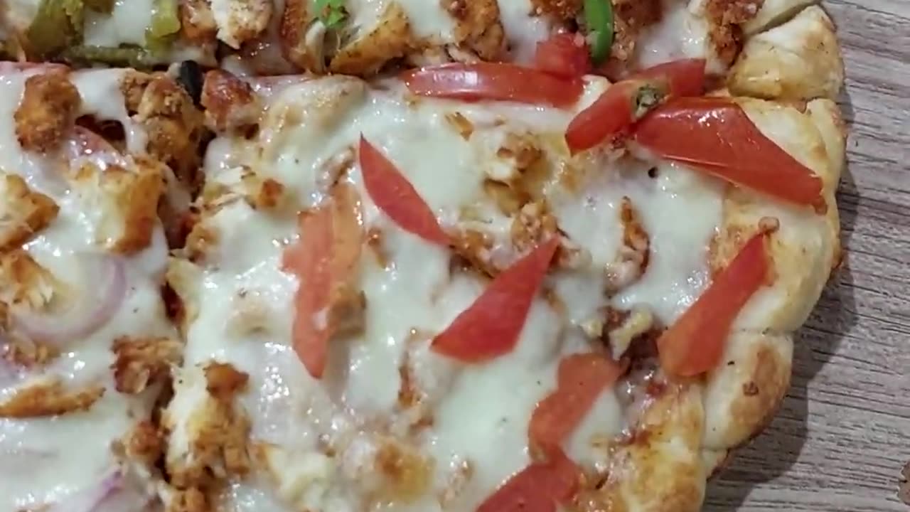 Domino 4 Flavour Pizza | Village Life Explorer #villagelifeexplorer #streetfood #food #foodie #2024