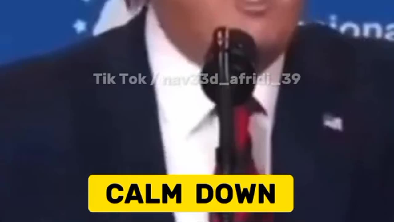 Calm down song sung by Donald trump