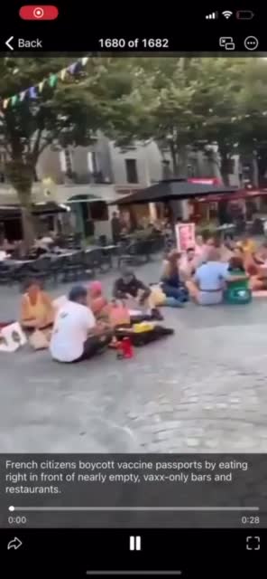 French boycott vaccine passports