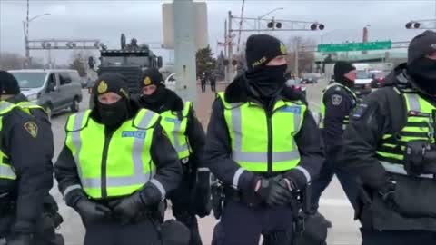 POLICE FINAL WARNING - Ambassador Bridge (HOLD THE LINE)