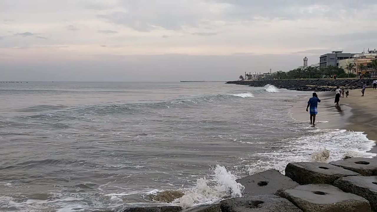 Paduchari beach. Beautiful and famous sea beach.