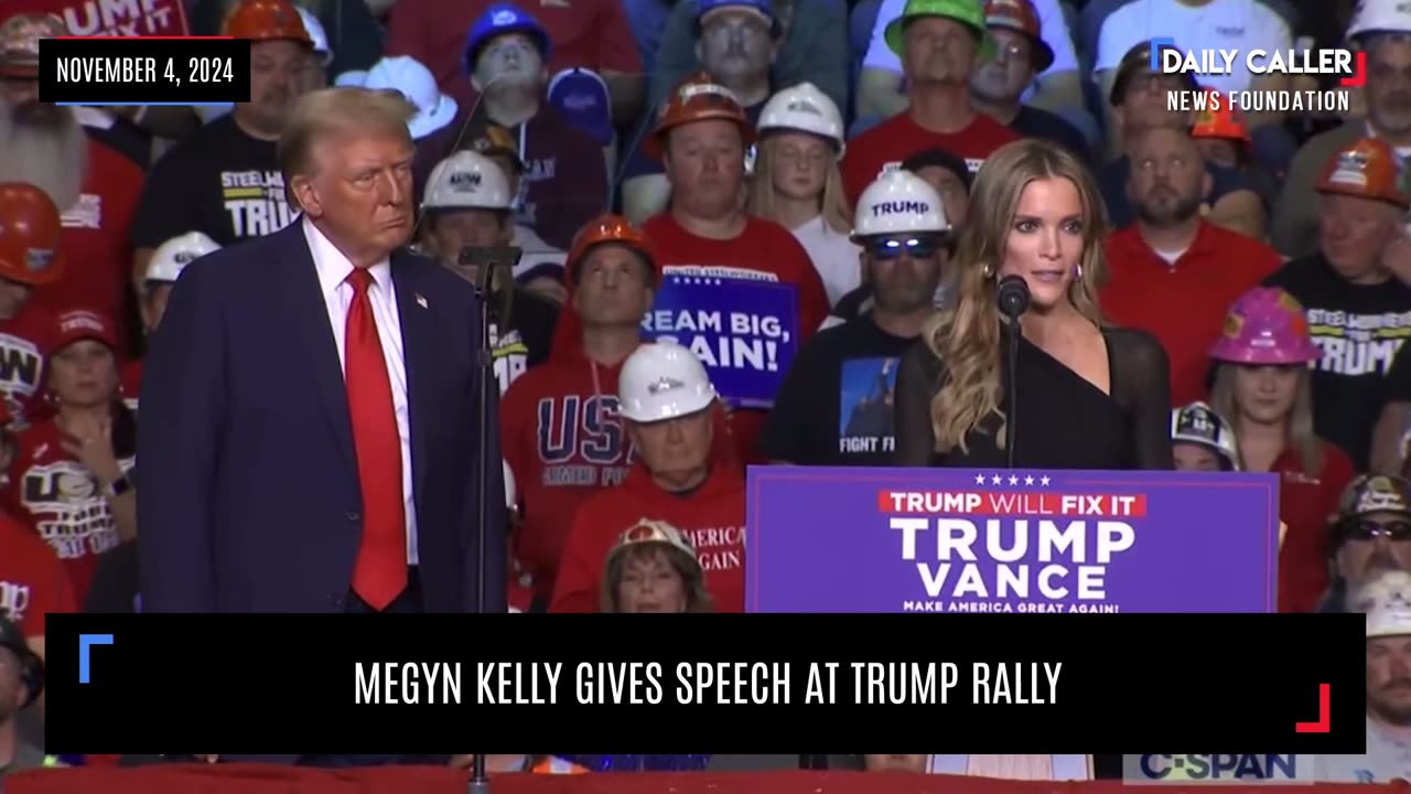 MUST WATCH: Megyn Kelly Gives Speech At Trump Rally