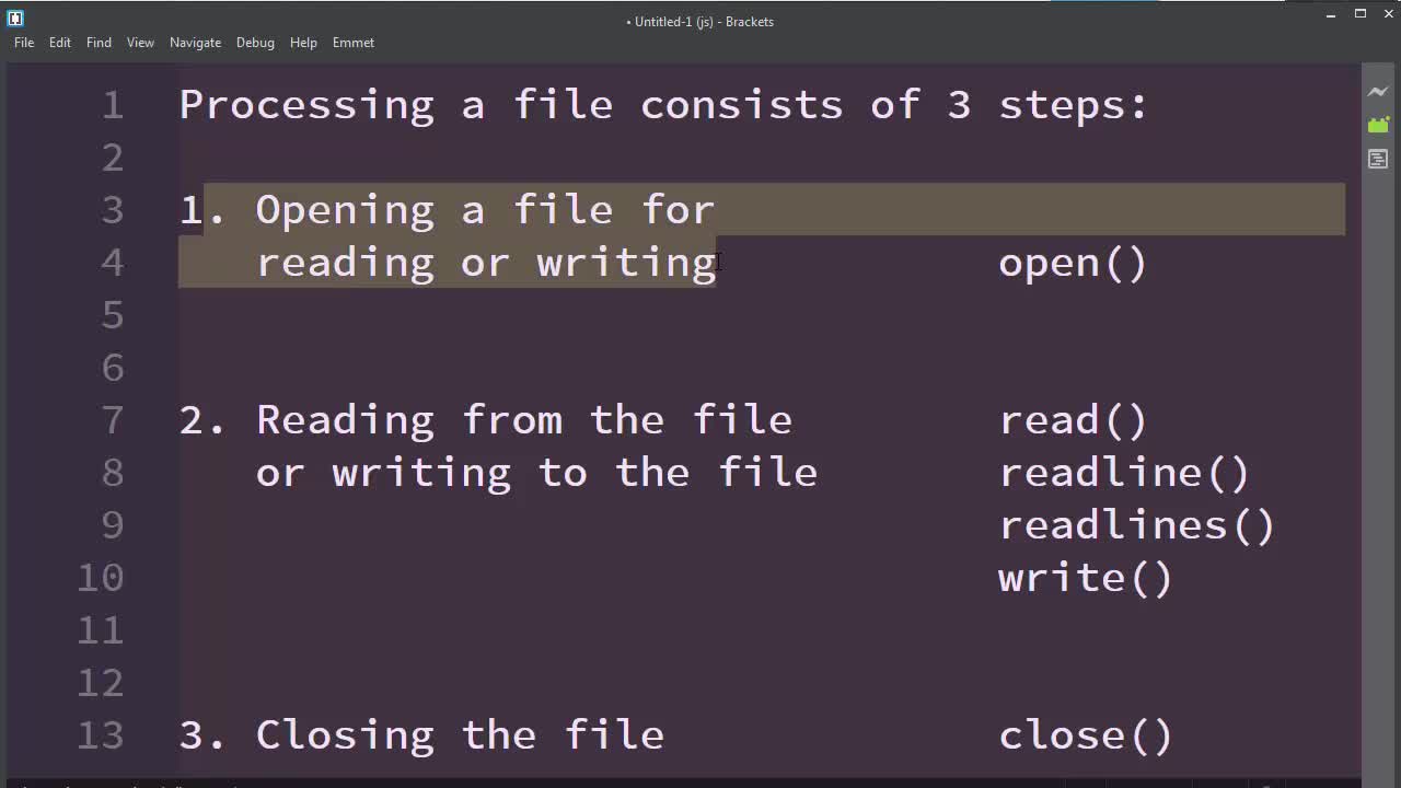 How to Process a File in Python Language | Processing a File in Python