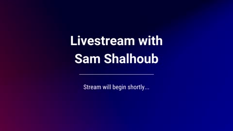 Friday Live with Sam Shalhoub