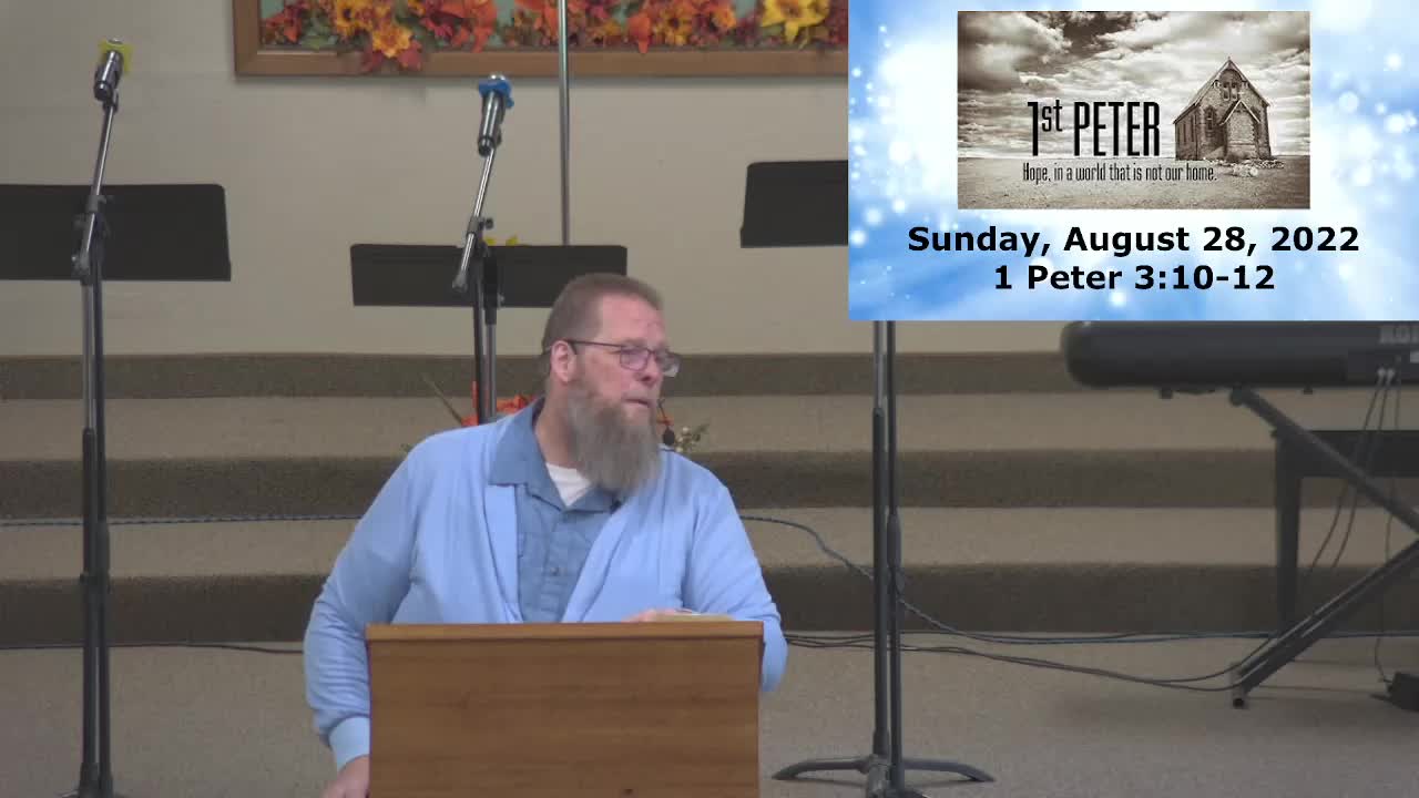 Sunday Sermon at Moose Creek Baptist Church 8-28-2022