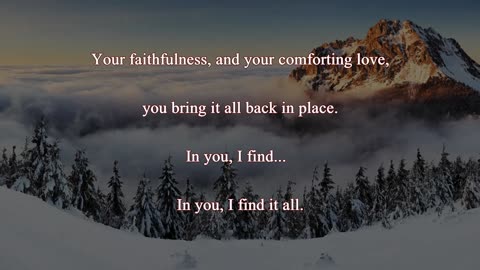 BRIAN DALE ~ In You I Find It All ~ Lyric Video 1b