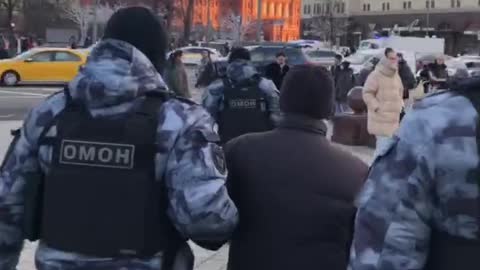 Russian protest against the war