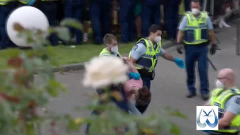 New Zealand Police Attack Protesters on Parliament Grounds