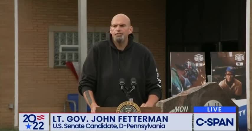 John Fetterman STRUGGLES to Get Through Speech!!