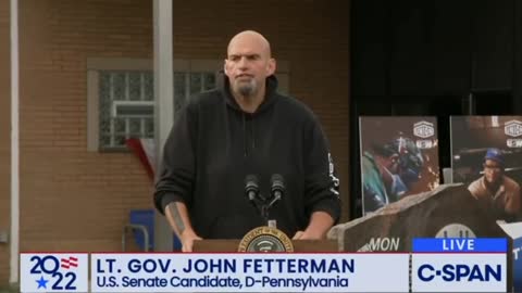 John Fetterman STRUGGLES to Get Through Speech!!