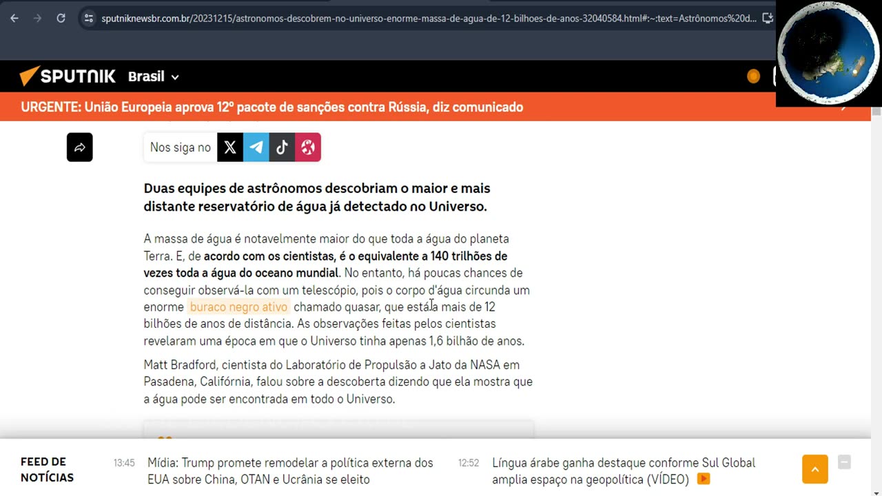 Canal Evidências - AJynET58Cwo - CIENTISTAS CONFIRMAM AQUILO QUE TERRAPLANISTAS FALAM