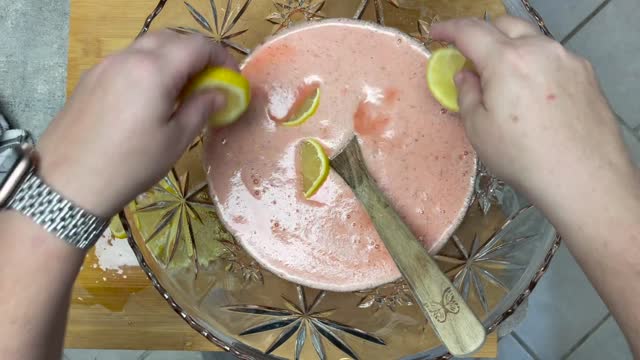 Strawberry Delight Punch