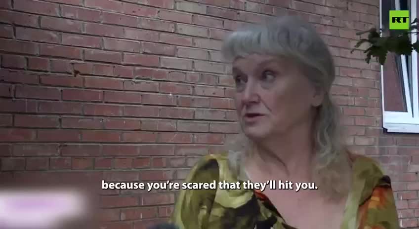 Residents of Donetsk describe life under Ukrainian shelling.