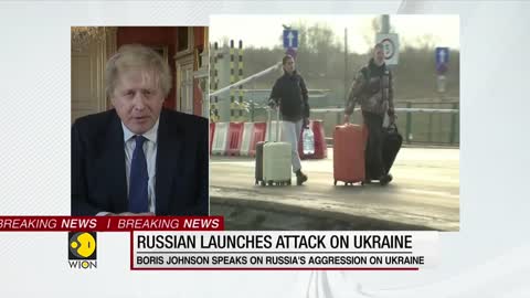 'Putin has attacked Ukraine without any provocation,' says UK PM Boris Johnson _