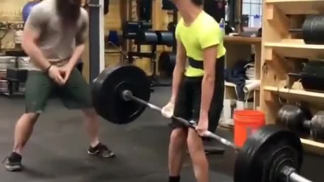 99lb, (44kgs) Athlete with Cerebral Palsy Deadlifts 200lb, 90kgs