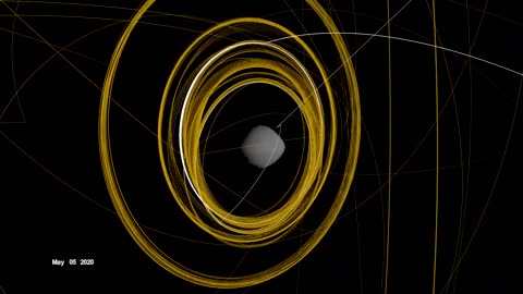 OSIRIS REx Slings Orbital Web Around Asteroid to Capture Sample