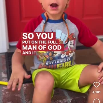 This Little Man Gets It!