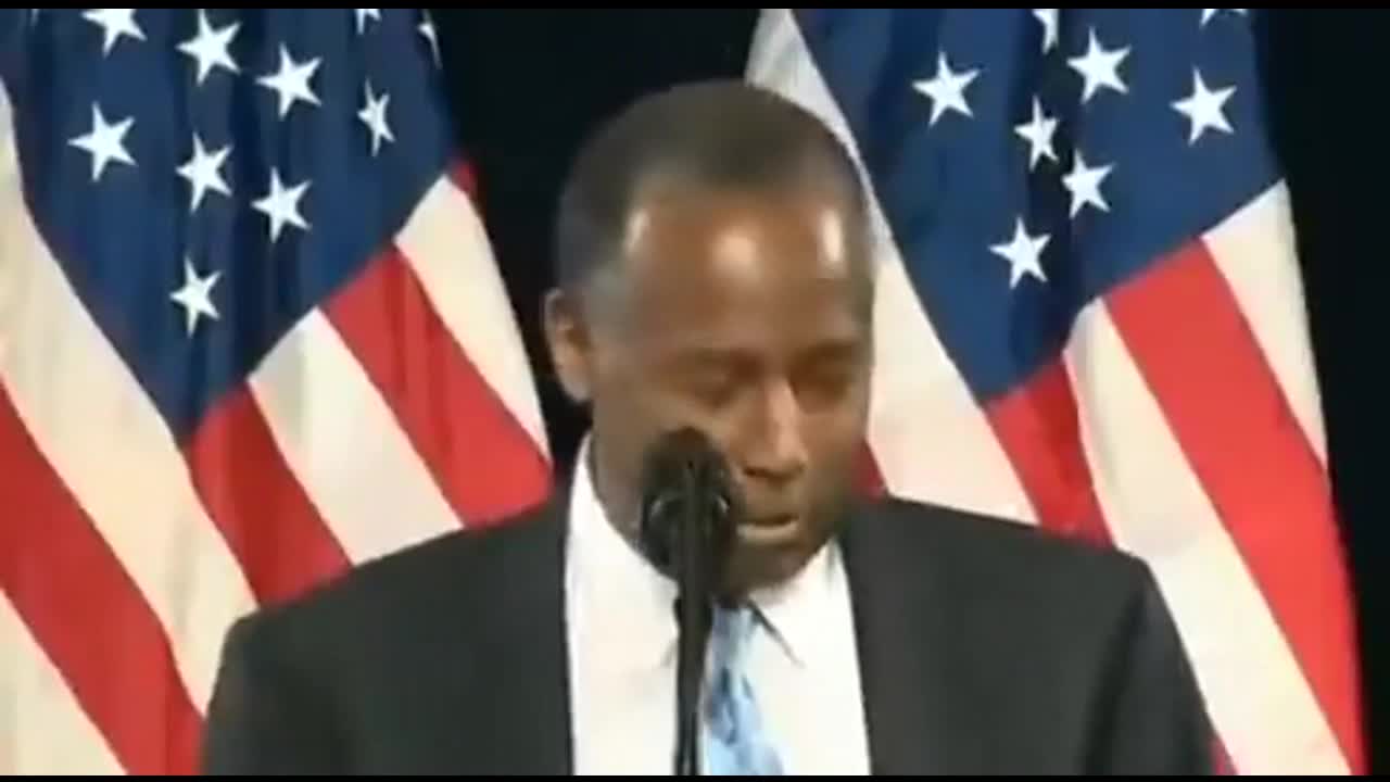 Ben Carson Speech wondering why Democrats call President Trump a Racist