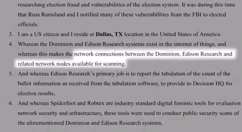 THE US ELECTION STOLEN?