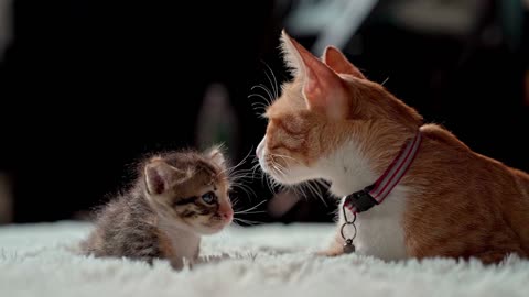 Mother's love: a lot of cuteness