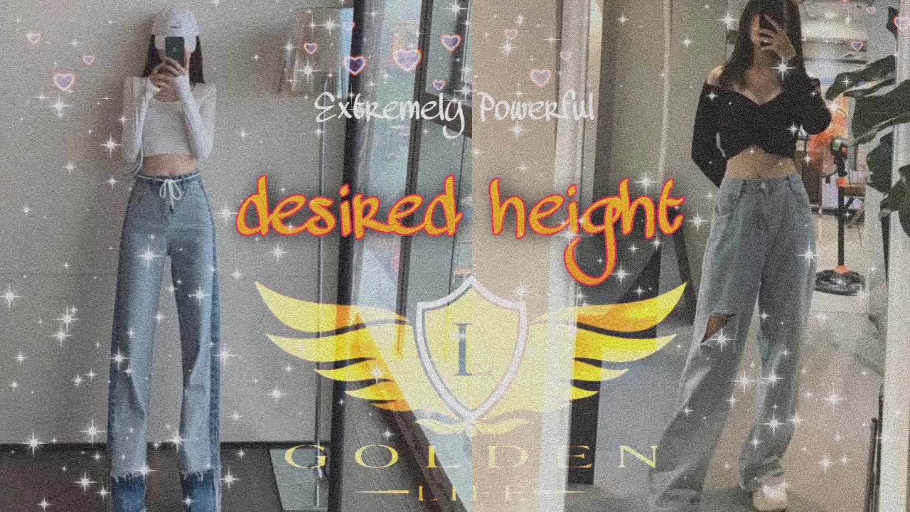 Desired Height Subliminal ✪ EXTREMELY POWERFUL ⚠️| helps remove blockage and supports growth plates