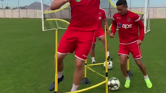 Crazy bicycle kicks and training skills 🔥