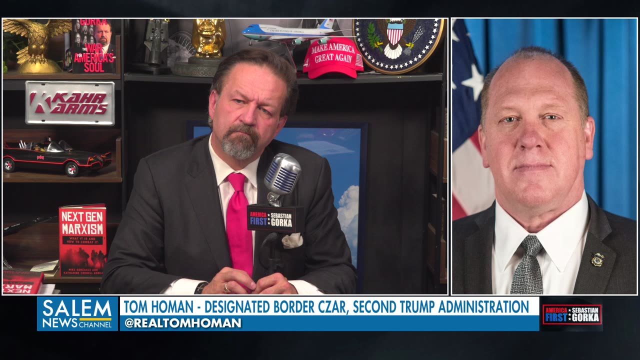 Mass deportations: The Democrats won't stop us. Tom Homan with Sebastian Gorka on AMERICA First