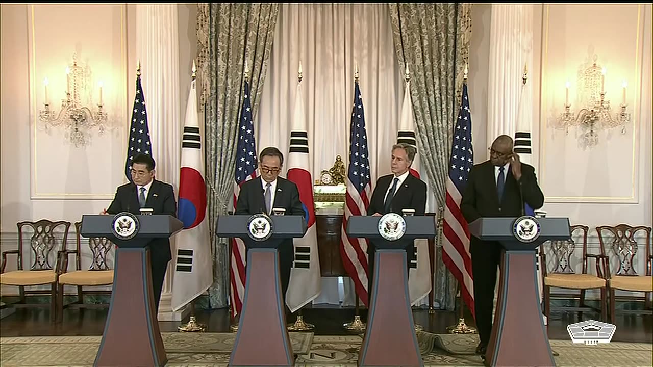 Blinken, Austin Hold Press Conference With South Korean Counterparts