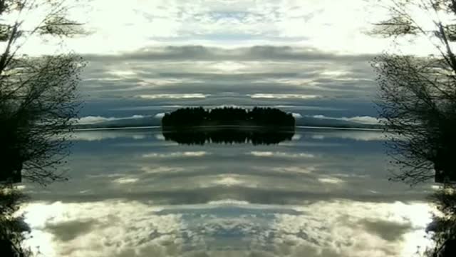 My Lake veiw Mirrored PNW A bit spooky