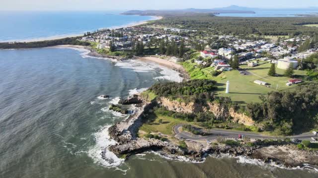 Thrilling footage captured by drone in very strong winds