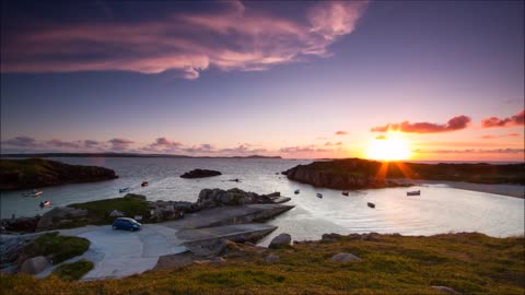 Beautiful Sunset By The Sea