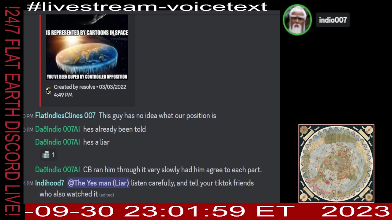 24/7 Flat Earth Discord !LIVE! - 3313 - https://discord.gg/flatearth