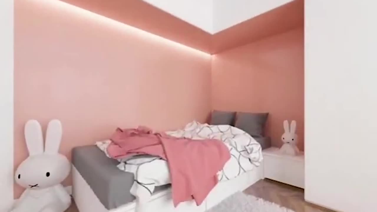 8M² Girl Room Design Ideas | Contemporary | Bedroom interior Design