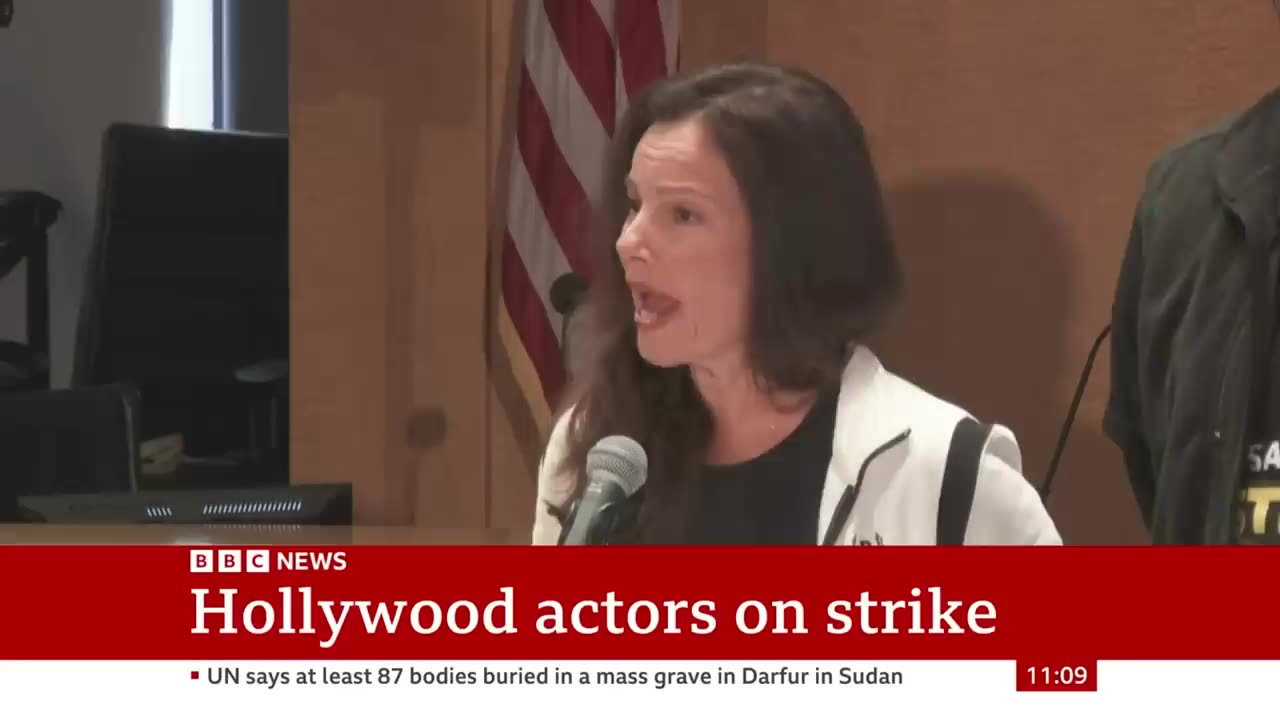 Actor join writers in massive Hollywood strike