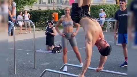 Scaring People with Calisthenics