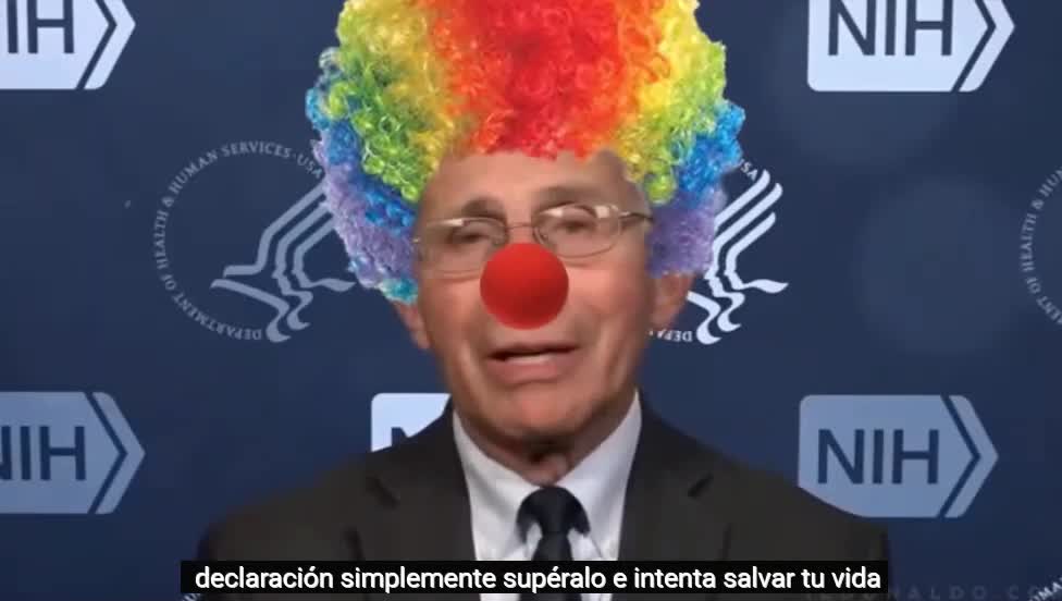 Mentiroso payaso Fauci