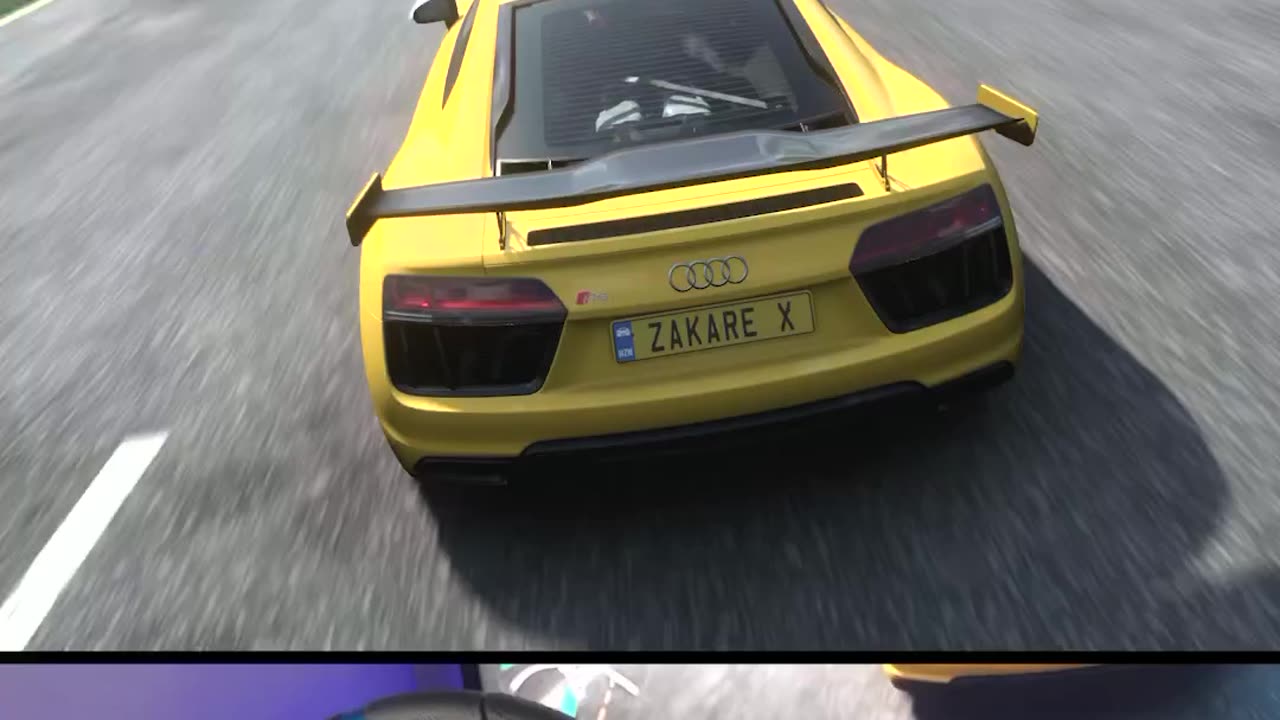 Racing on Audi R8 🔥