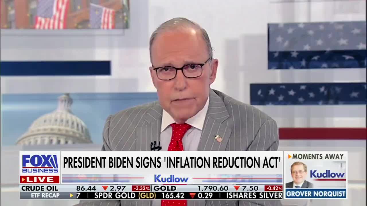 Economist Larry Kudlow EXPOSES the Democrats’ Bidenflation Scam