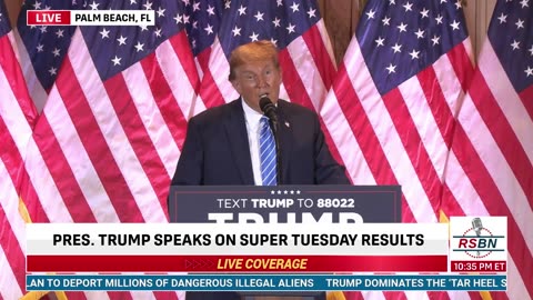 FULL SPEECH: Super Tuesday Election Night Watch Party in Palm Beach, Florida - 3/5/24