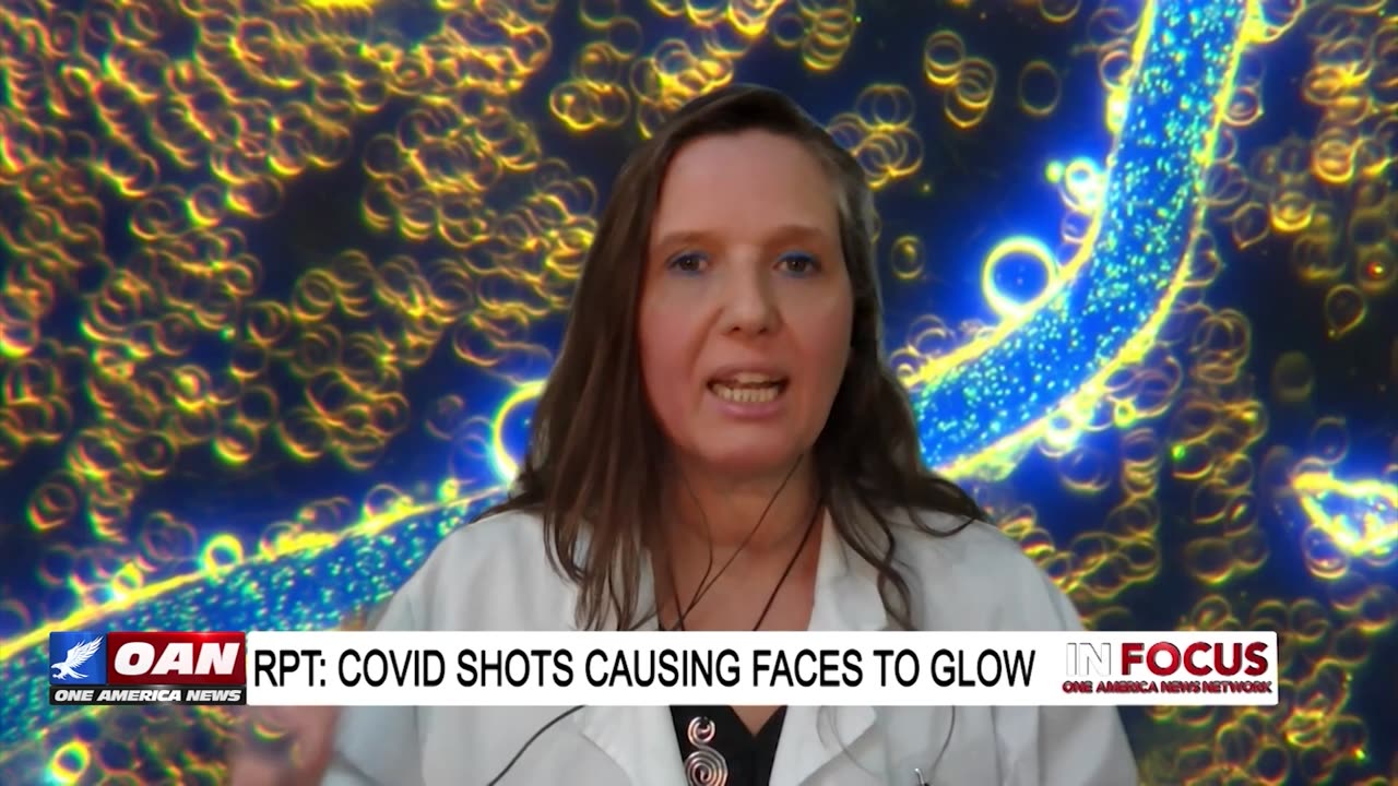 COVID SHOTS CAUSING FACES TO GLOW WITH DANGEROUS HYDRO-GELS