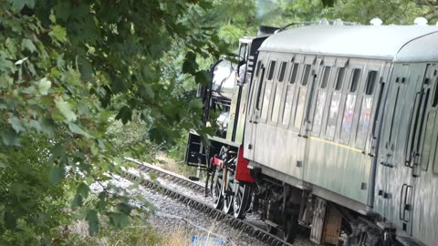 Swiftsure Final Approach Into Tenterden Town Station UK 2022