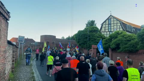 Wolgast: Der heutige Demonstrationszug setzt sich in Bewegung 21-06-2022